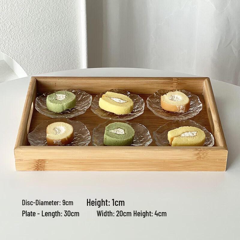 Ins Style Irregular Glacier Glass Plate