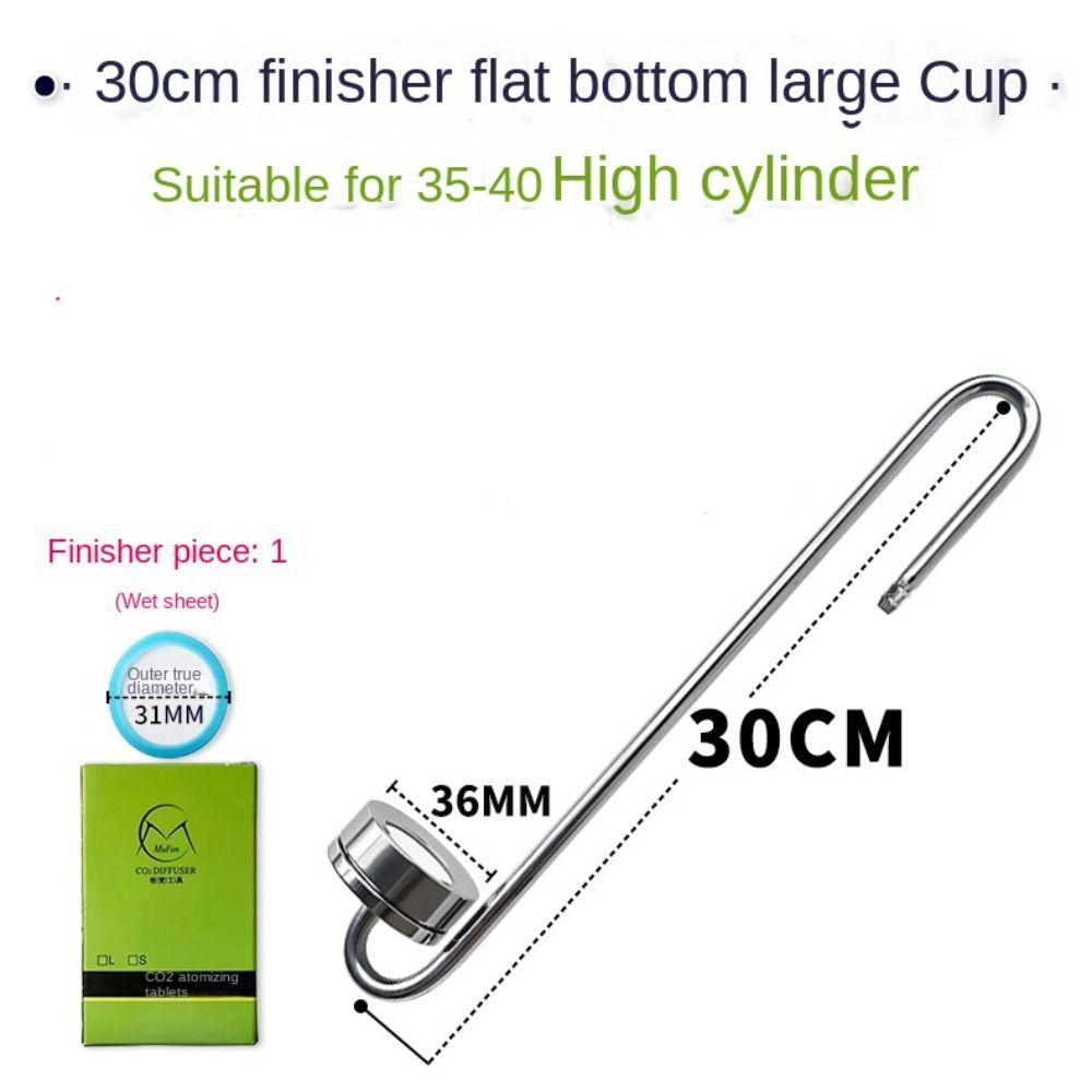 304 Stainless Steel Fish Tank CO2 Diffuser U-shaped Aquarium Oxygen Diffuser  Aquarium