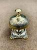 Table Desk Bell Antique Vintage Brass Hotel Service Ornate Reception Counter