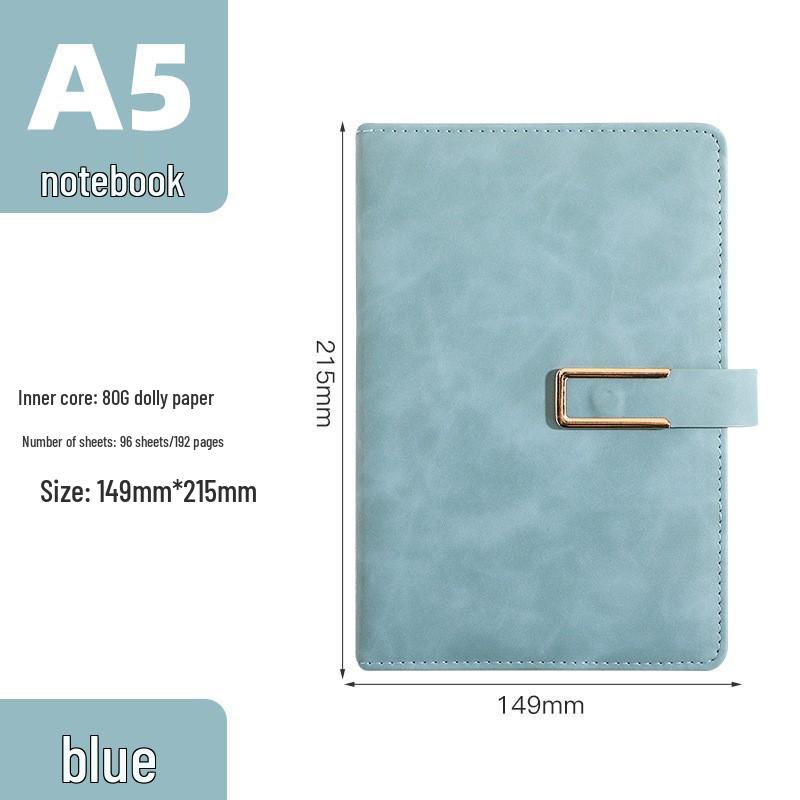 A5 Retro Sheepskin Notebook Set with Pen – Custom Softcover for Business or Student Use