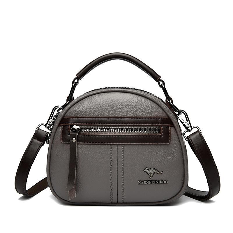 Multi-layered Women's Bag, Middle-aged Mother Bag, Cross-body Bag, Single-shoulder Handbag