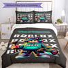 Roblox 72 Customize your name Bedding Set Breathable Duvet Cover with Pillowcases Home Decoration Birthday Gift
