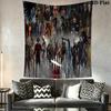 Dark Fantasy Wall Tapestry Gothic Art Bedroom Dcor Tapestry Wallmounted Fashion Print Wall Covering Decoration Work Of Art