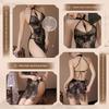 Vintage Perspective Lace Cheongsam Sex Underwear Sexy Transparent Uniform Sex Clothes
