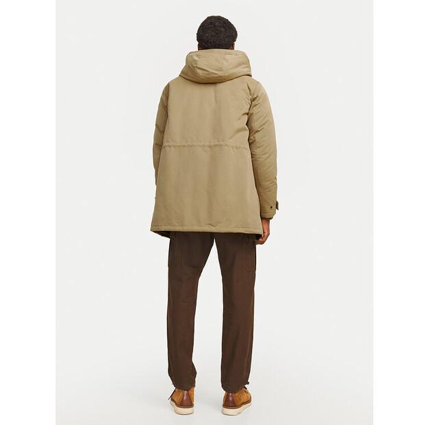 Зимняя флисовая куртка Jack&Jones 12256995 бежевого цвета, стандартный крой