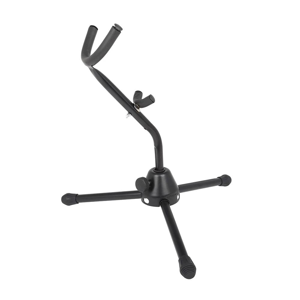 Saxophone Stand Foldable Portable Metal Sax Tripod Holder Saxophone Support Bracket Woodwind Musical Instrument Accessories