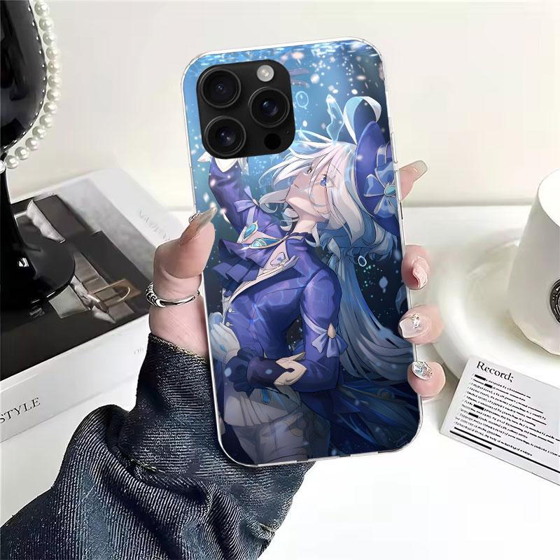 

Genshin Impact Furina Soft Phone Case For IPhone 11 17 Air 16E 16 Pro Max 15 + 14 Plus 13 Mini 12 Apple 7 SE 8 Fundas Coque 11 1 iPhone 17 Air