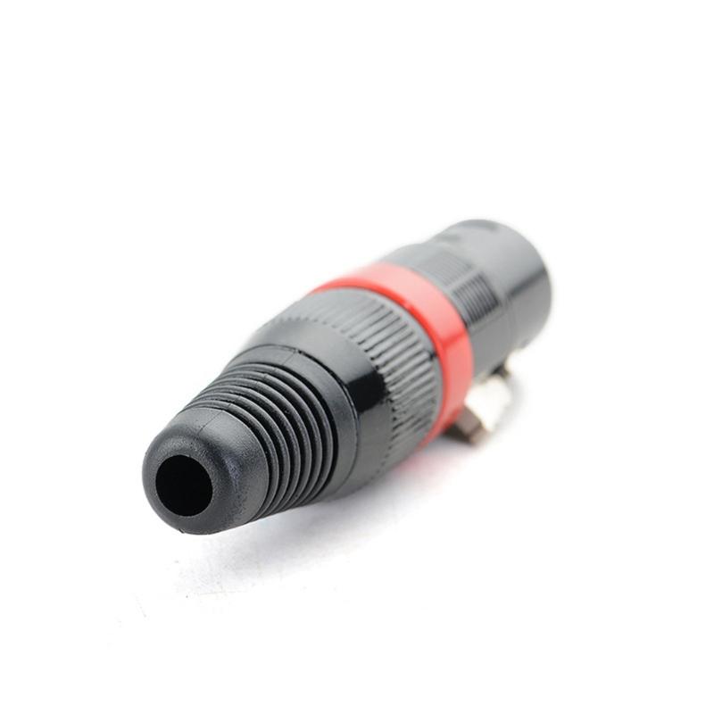 XLR 3Pin Female Plugs with Metal Housing for Sound Signal Transmission in Sound Systems