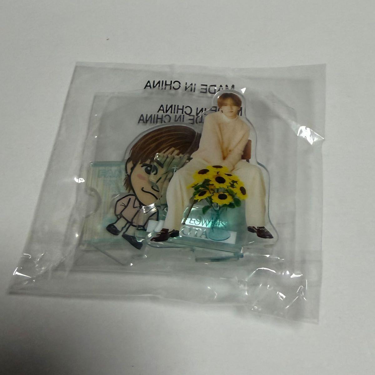 Used FANTASTICS SUNFLOWER Mini Acrylic Stand Gacha Sota Nakajima
