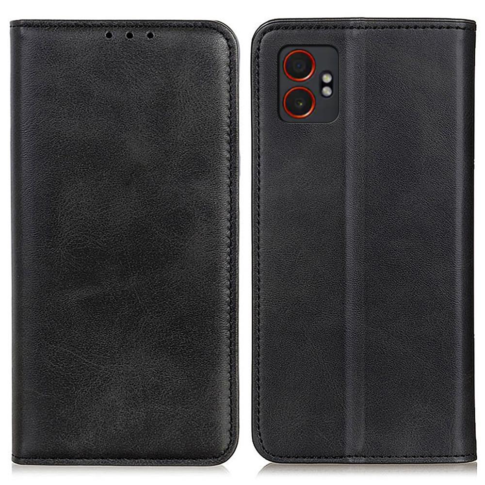 Für Samsung Galaxy XCover7 Pro Hülle Spaltleder Klappbrieftasche Handyhülle