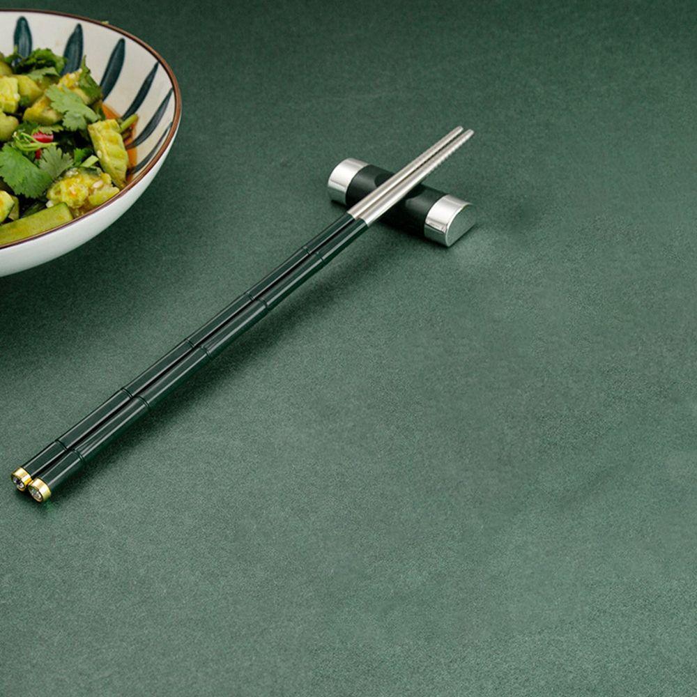 Steel Non-Slip Food Sushi for Home Dining Kitchen Tool Chopsticks Metal Chopsticks Tableware