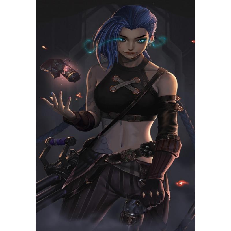 Popular Animation Arcane L-LOL Series Character Game Posters and Prints Canvas Printing Wall Art Picture Living Room Home Decor