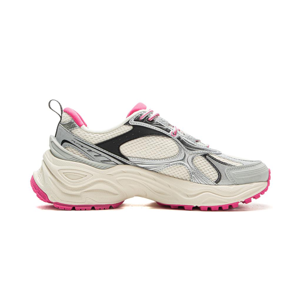 Li Ning Star Ring Y2K Soft Retro Fashion Versatile Height Increasing Non-Slip Wear-Resistant Breathable Low-Top Casual Shoes AGCV356-4
