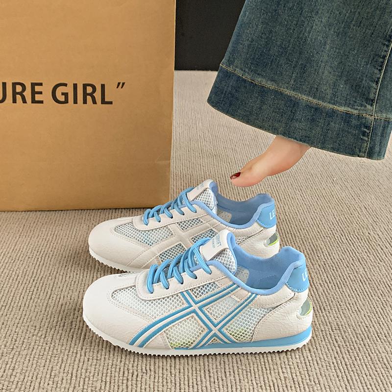 Fashion CRLAYDK Fashion Women's Sneakers Mesh Summer Casual Tennis Platform Breathable Ladies Skate Shoes Walking Sports Trainers