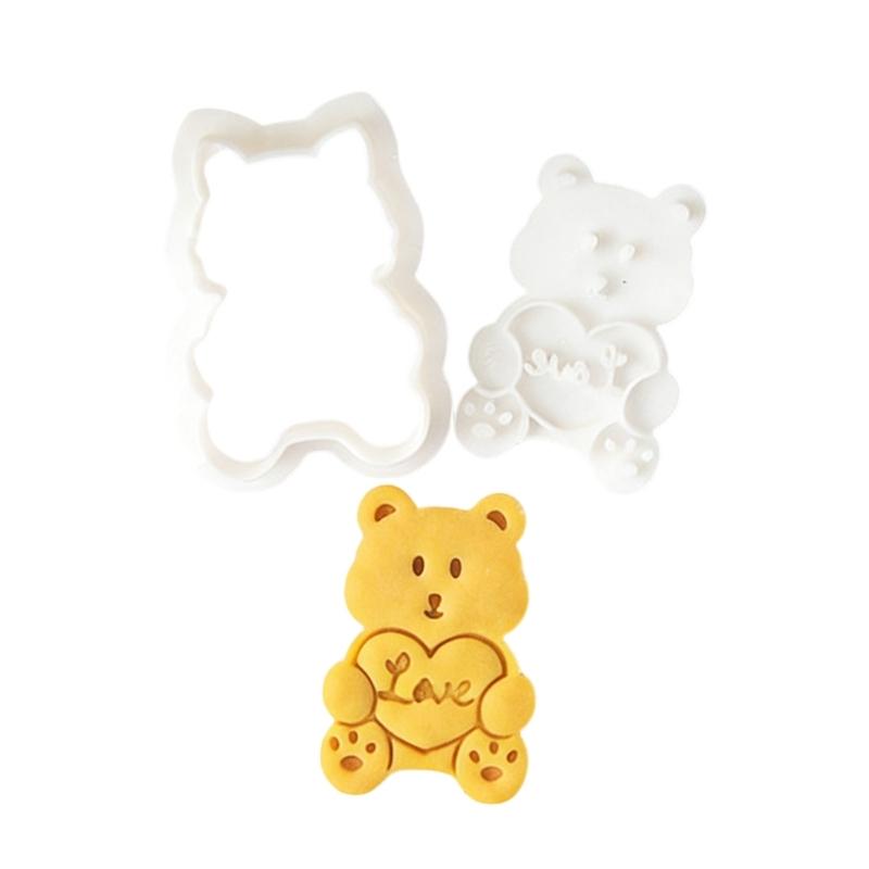 Plastic Cookie Cutters In Cartoon Animal Shape Easy To Clean And Store Perfect For DIY Valentine Treats