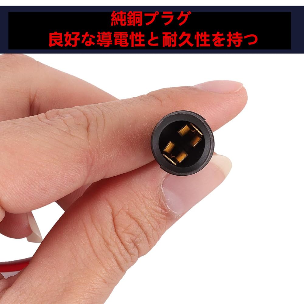 Samsung Cos T10 Wedge Socket, 2-Wire, Motorcycle Light Bulb Sockets, 10 Bulbs, Expansion Socket,