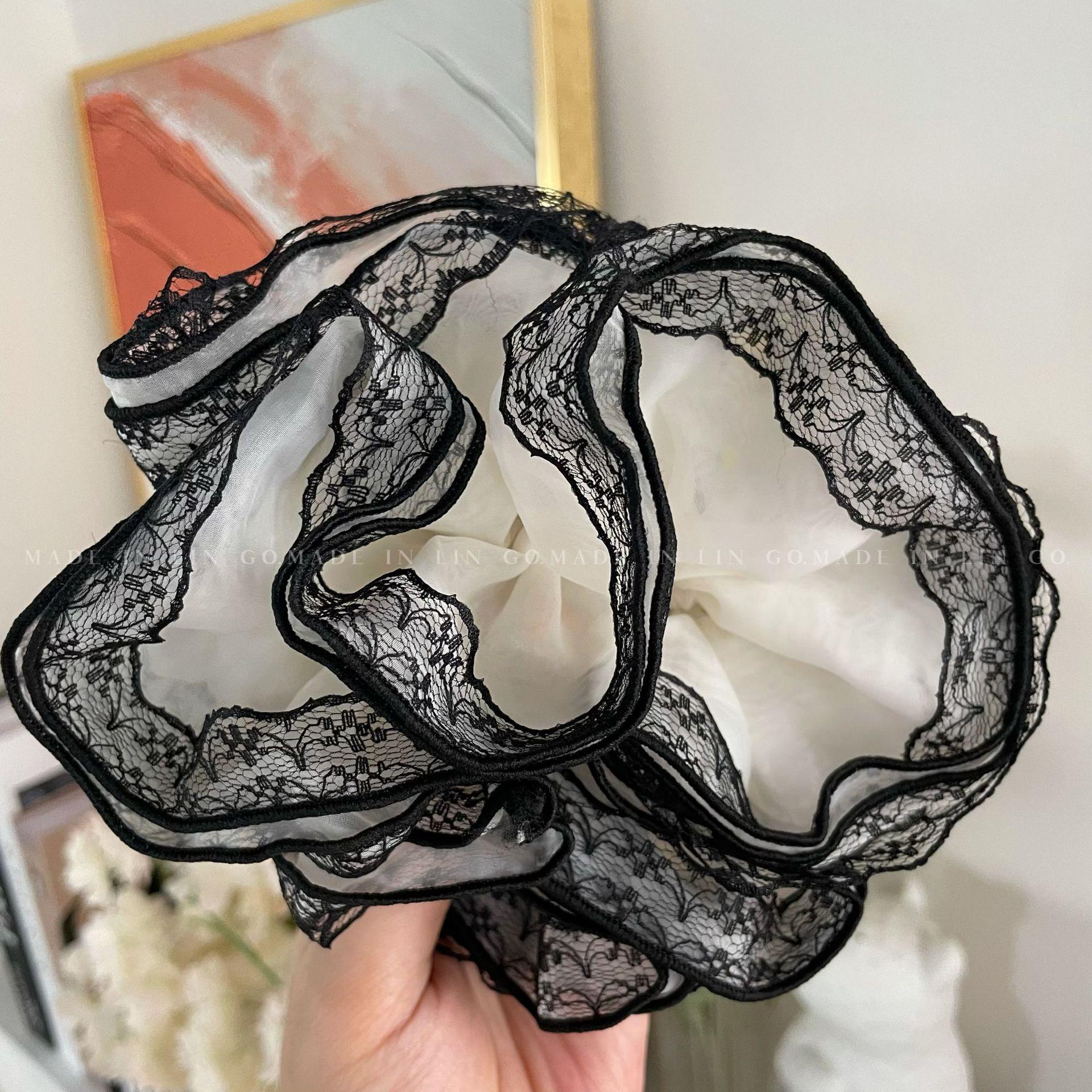 

Элегантная кружевная резинка-пучок: Аксессуар для волос премиум-класса для женщин