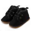 Autumn/Winter Baby Walker Shoes - Warm Velvet, Non-slip Rubber Sole, Cozy Cotton