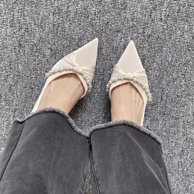 Elegant Pointed Toe Thin for Dress