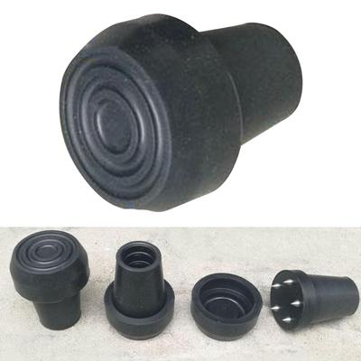 Crutches Cane Tip, Anti-Slip Foot Pads Removable 5-Prong Hiking Replacement Crutches Assesories