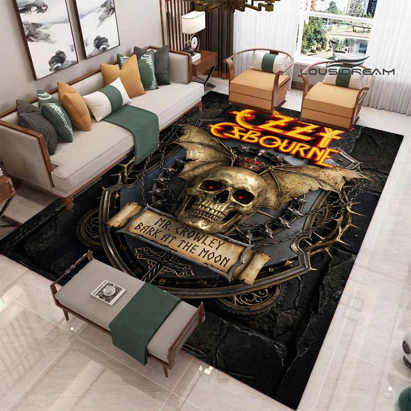 Ozzy osbourne printed carpet Living room bedroom non-slip carpets Yoga mat door mat Outdoor carpet kawaii rug birthday gift