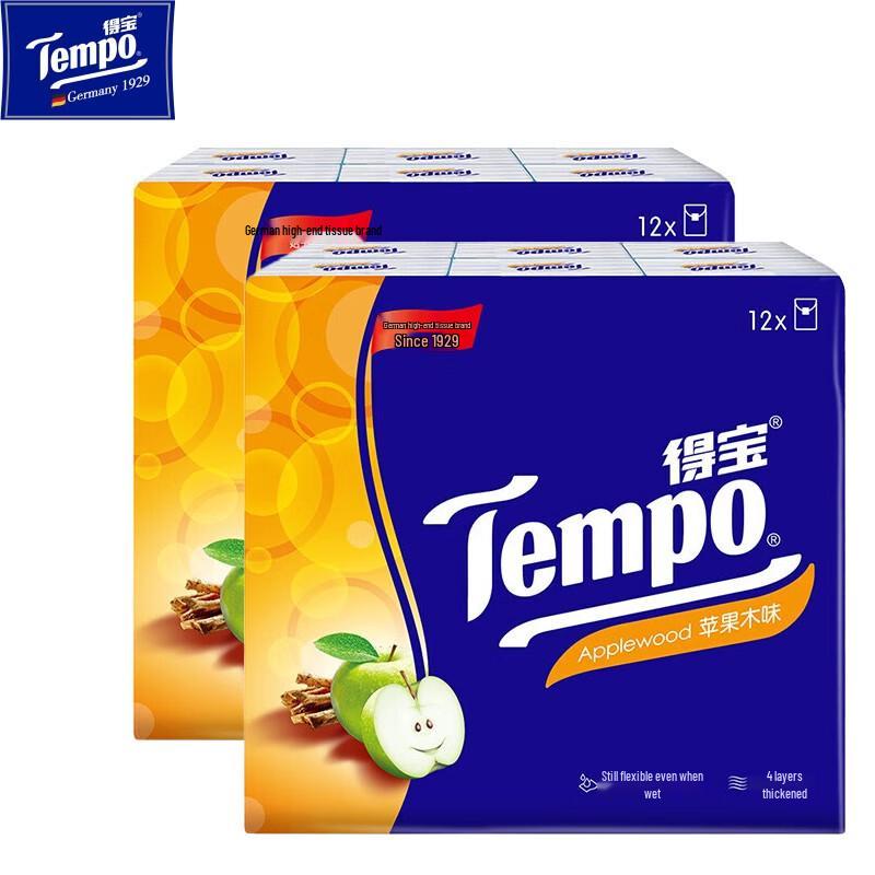 Tempo Mini Pocket Tissues, Applewood Scent