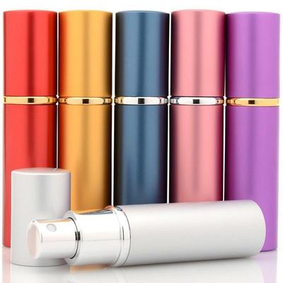 1PC 5ML 10ML High Quality Refillable Mini Perfume Atomizer Spray Bottle Empty Glass Parfume Bottle Aluminum Spray Atomizer