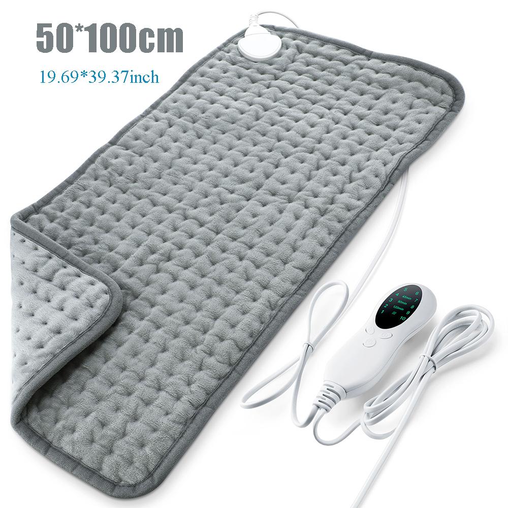 50*100CM Electric Blankets Winter Warm For Bed Office Home Foot Hand Warmer Sheet Camping Heater 110V 220V Washable Heating Pad