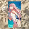 Anime Z-Zero Two D-Darling In The F-Franxx Towel Soft Pool Gift For Travel Gym Shower Camping Quick Dry Sports Large Beach Towel
