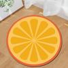 Tappeto Rotondo con Stampa di Frutta 3D Tappeto Circolare per Bagno Soggiorno Camera da Letto Decorazioni Tappetini Antiscivolo per Ingresso Tappetino per Porta Cucina