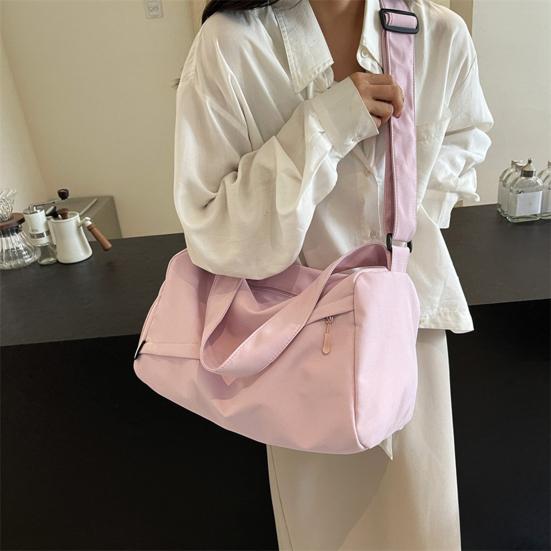 Women Gym Bag Overnight Duffle Bag with Shoe Compartment Wet Pocket Waterproof Lightweight Weekender Duffel for Travel Dance Swimming