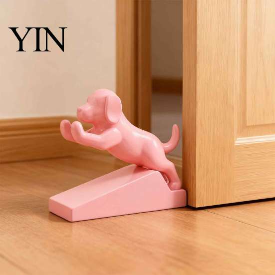 Slaapkamerdeur Accessoire Schattige Hond Stopper, 3D Geprinte Hond Wig, Decoratieve Kamerdecoratie Stop, Antislip Houder voor Slaapkamer, Babykamer, Geliefden