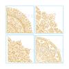 Reusable Mandala Stencil Kit - Multi-Surface Painting Template for Wall Decor Furniture Canvas Art & Craft Projects