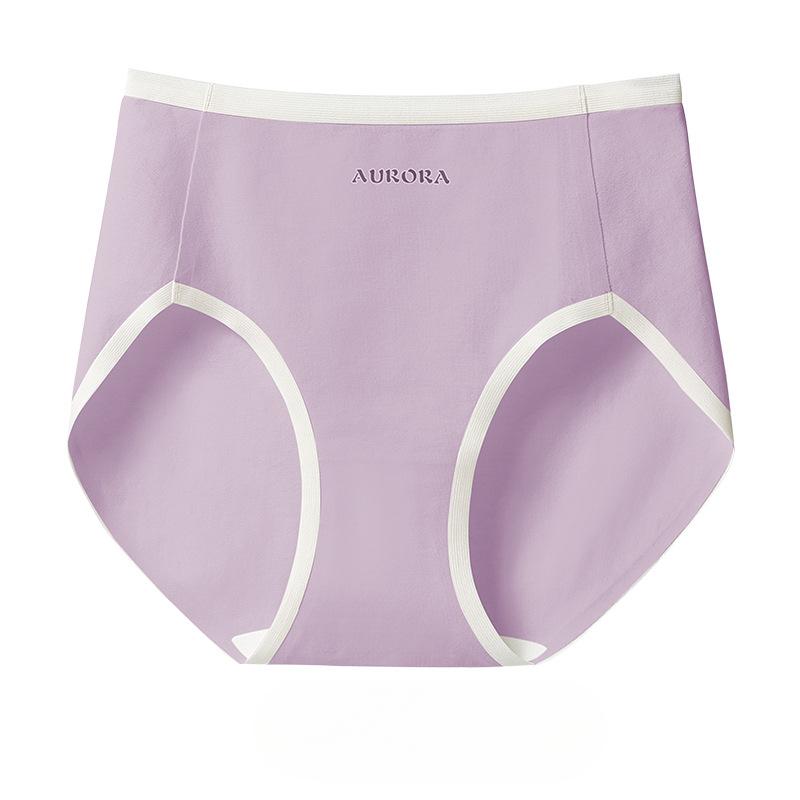 

Бесшовные трусики для девочек, тонкие дышащие трусы, стерильное студенческое нижнее белье без клещей M фиолетовый