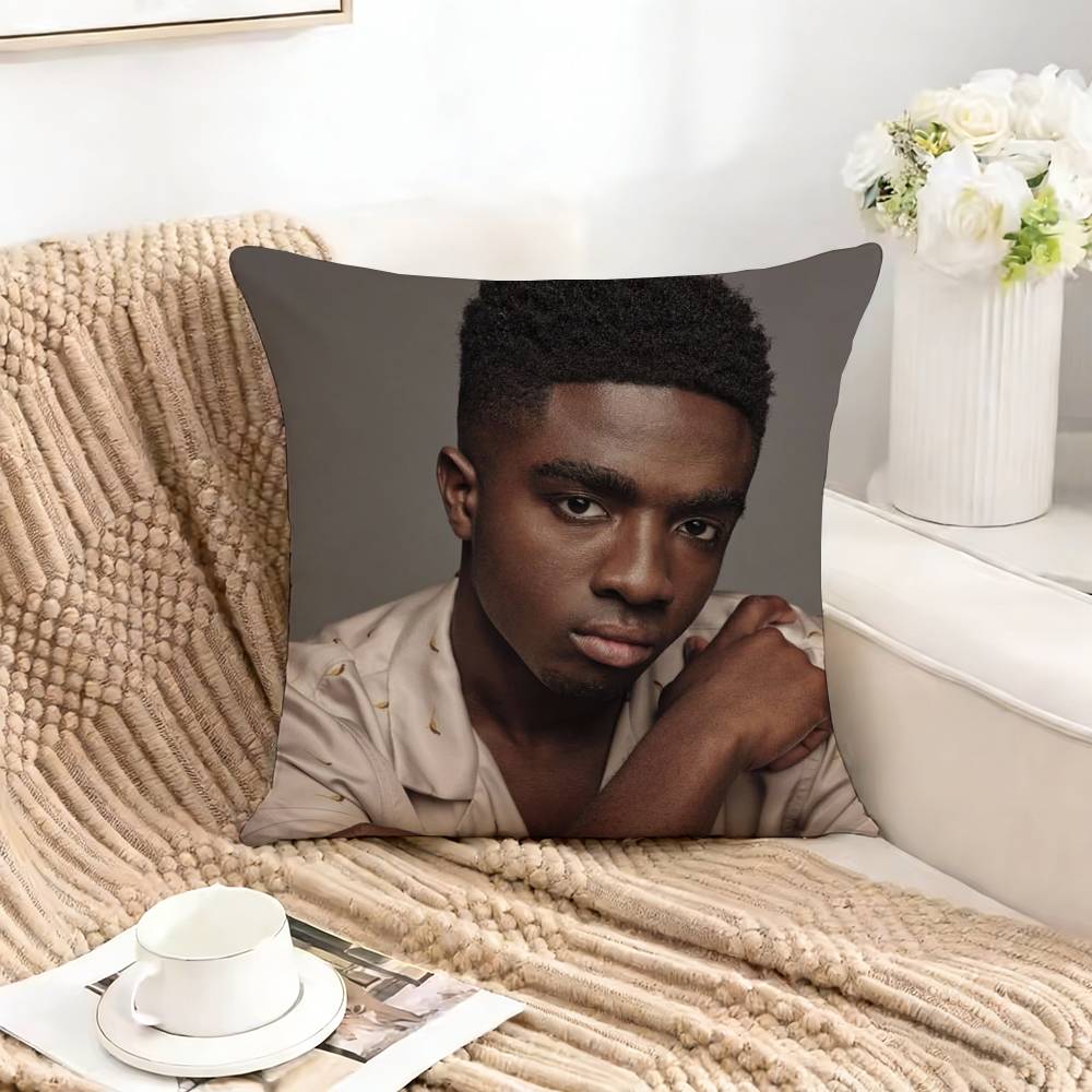 

COOL boy CCaleb MMcLaughlin Pillow Case Square DoubleSided Sofa Cushion Cover Bedroom Bedside Pillow 30X30cm
