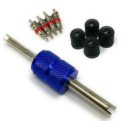 Nucleo Valvola Pneumatico 9 Pezzi/Set Accessori Tappini Inseri per Bici