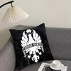 Luxury B-Bianchi Logo Cushion Cover Elegant Comfort Pillowcase Sofa Bed Double-Sided Printed Invisible Zipper Home Decor
