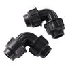 DN20 DN25mm PE-Rohr Schnell-Winkelverbinder Kunststoff 1/2" 3/4" Rohr 90 Grad Schnellverriegelungsverbindung Garten Wasserkupplungs-Fittings 1 Stück