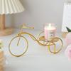 Metal Bicycle Candle Holder / Diffuser Stand, Decorative Tricycle Rack, 2 Colors (Black/Gold), Creative Home Decor Gift,