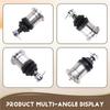 Front Upper Arm Correction Ball Joint 1Pair Left Right Set 1.0 Inch Inch(25 Mm) For Land Cruiser Prado 120 150 2002-