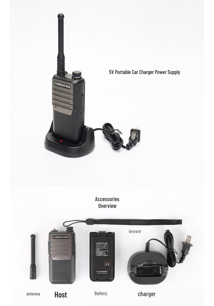 Zhongnuo 1B High-Power Handheld Walkie-Talkie for Construction, Hotels, and Security