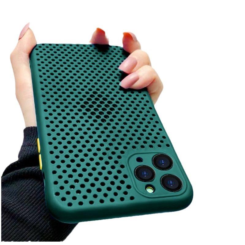 Creative Breathable Mesh Case for Ip16Pro Phone, Full Cover for IPhone 13, XS/XR Protective Case