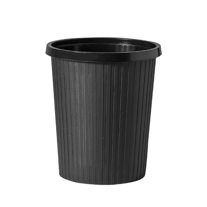 Press Open Top Can, Household Wastebasket with No Lid for Home Kitchen