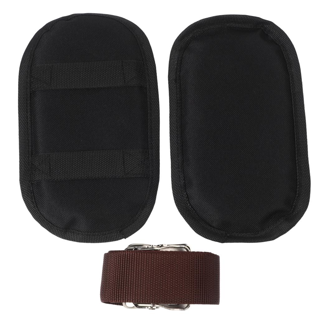 Comfort Leg Pads Adjustable Nylon Stilt Straps Adjustable To Body Types Comfortable For Extended Work Home Decor 23.7 Inch