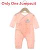 Sommerlicher Baby-Baumwollbody mit langen Ärmeln und Schmetterlingsmotiv für Neugeborene