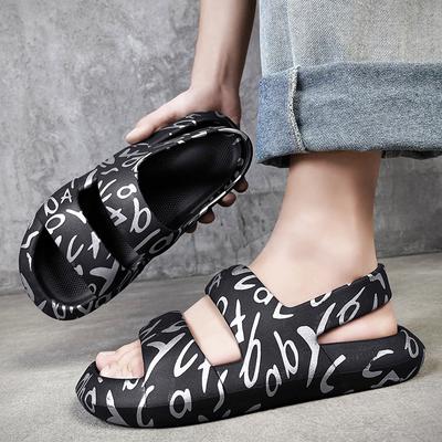 Fashion 2024 New Slippers Men's Summer Trend Outdoor Wear Home Casual Sandals Men's Thick Soles Outdoor Sports Beach Sandals