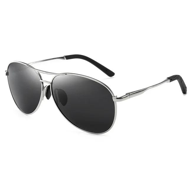 Aviation Metal Frame Polarized Sunglasses Men Color Changing Sun Glasses Pilot Male Day Night Vision Driving