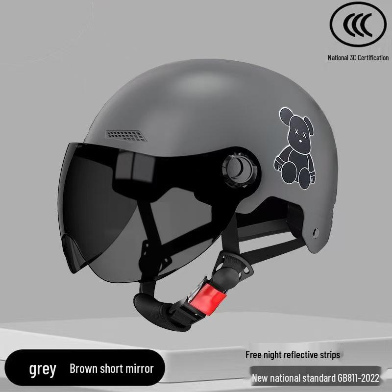 Сертифицированный 3C Унисекс Шлем для Электровелосипеда и Самоката, Безопасный и Регулируемый, Защита от Солнца, Всесезонный