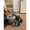 Fashion Add Pile Thickening Increase Thick Soled Snow Boots Women's 2025 New Winter Warm Wooly Cotton Boots