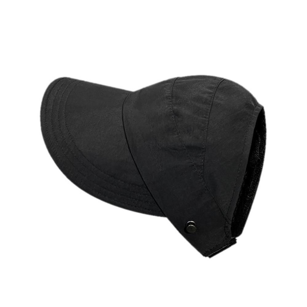 Hip-hop Baseball Cap with Mask Peg Visor Hat High Ponytail Hat Simple Empty Top Cap  Streetwear